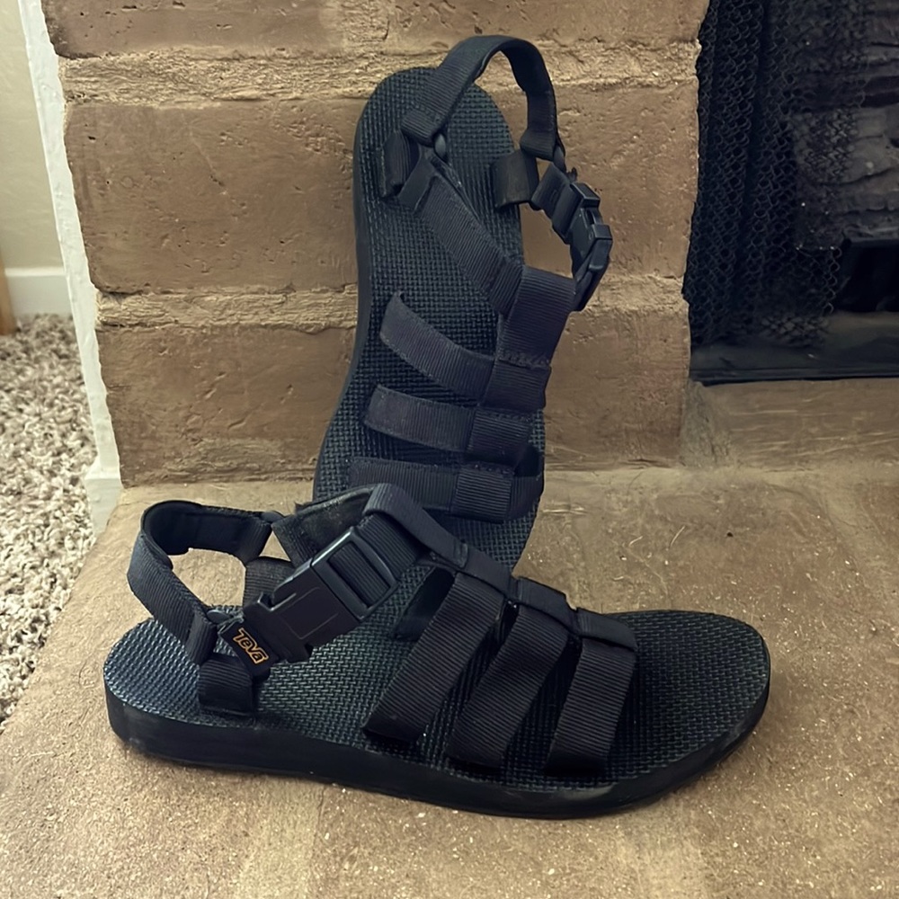 Black, Strappy Teva Sandals